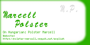 marcell polster business card